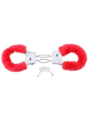 Fetish Fantasy Beginners Furry Cuffs Red