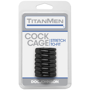 Titanmen Cock Cage Black