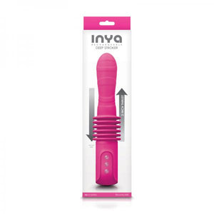 Inya Deep Stroker Pink Thrusting Vibrator