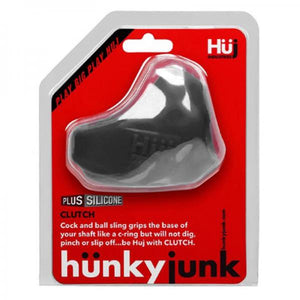 Hunkyjunk Clutch Cock & Ball Sling Tar Black