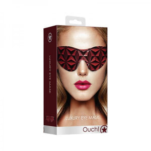 Luxury Eye Mask - Burgundy